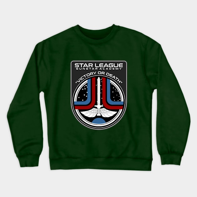 GUNSTAR ACADEMY Crewneck Sweatshirt by Aries Custom Graphics